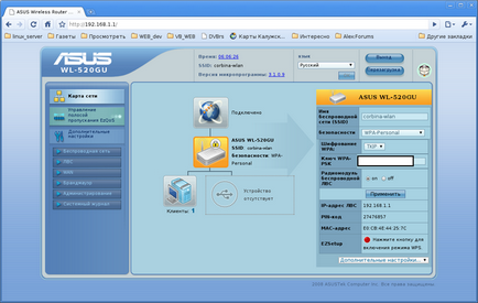Firmware router ASUS wl-500g pentru conexiune modem 3g