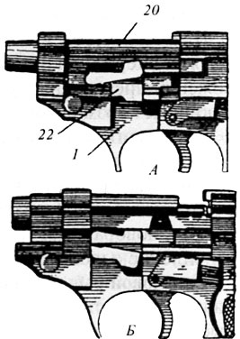 Piese de lucru și mecanisme ale pistolului 