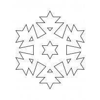 Coloring snowflake_4