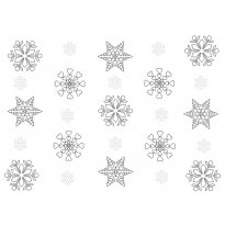 Coloring snowflake_4