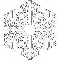 Coloring snowflake_4