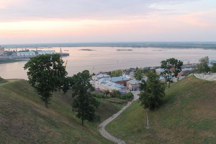Oka folyó Nyizsnyij Novgorod és a Nyizsnyij Novgorod régióban