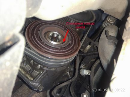 Repararea ambreiajului electromagnetic al compresorului de aer condiționat opel astra h (zafira b, corsa c)