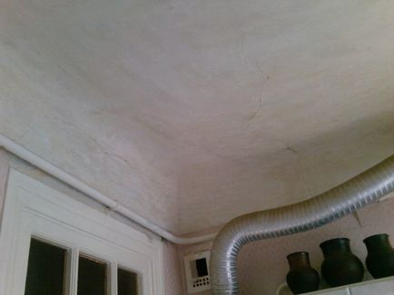 Repararea plafonului cu colțuri rotunjite