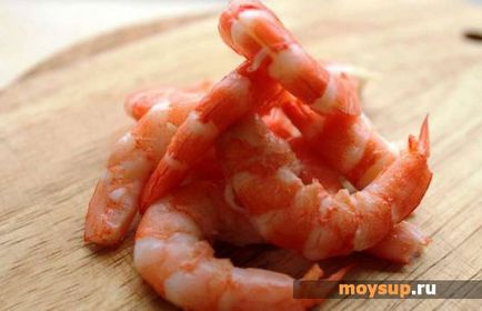 Puff recept saláta garnélarák, rák rudak és sajt lépésről lépésre fotók (garnélarák) Puff recept saláta garnélarák, rák rudak és sajt lépésről lépésre fotók