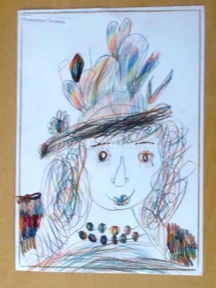 Малювання жіночого портрета олівцем поетапно з фото