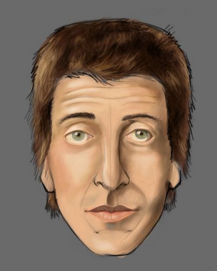 Desenați fața în Photoshop (desenați) Desenați fața în Photoshop
