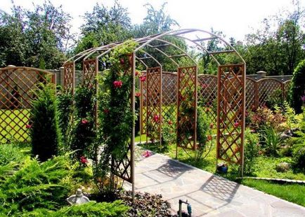 Садові арки, призначення, види - фото прикладів