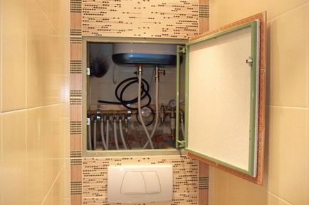 Сантехнічна двері в туалет за унітазом своїми руками встановлюємо в мінімальні терміни