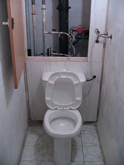 Сантехнічні двері для туалету розміри, установка на шафу
