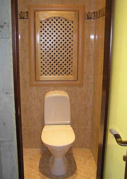 Usi sanitare pentru marimea toaletei, instalare pe dulap