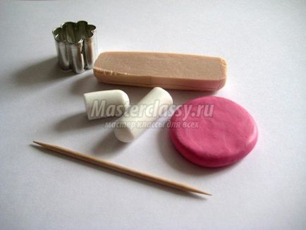Сережки з запікаємо полімерної глини