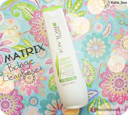 Шампунь matrix biolage normalizing - «matrix biolage cleanreset шампунь, який відмінно підходить