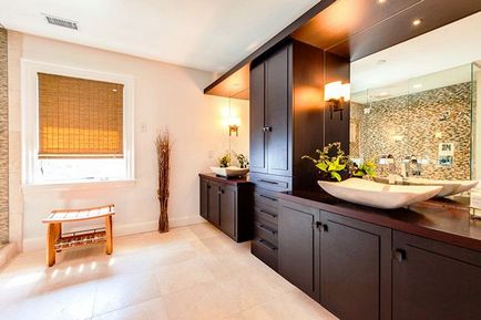 Шафи для ванної кімнати (50 фото) як об'єднати практичність і естетику