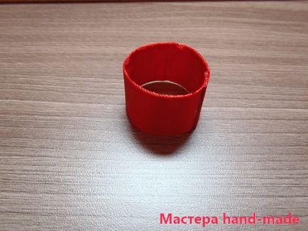 Капелюшок з стрічок для прикраси пляшки, майстер-клас - майстри hand-made