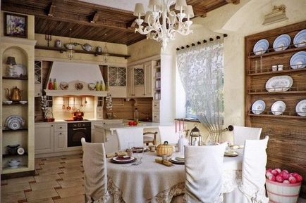 Perdele în stil rustic 34 fotografii ale unei priviri din trecut - un interior de artă