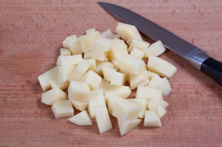 Supă de brânză cu ciuperci, pui și creveți este o rețetă excelentă pas cu pas cu o fotografie