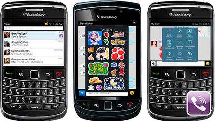 Descărcați viber (viber) pe telefoanele Blackberry gratuit