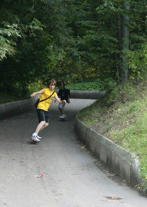 Skateboard pe două roți