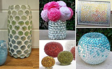 Скляні кульки марблс як елемент в декоруванні