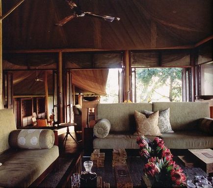 Stilul Safari în interiorul casei de vis