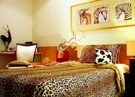 Safari de stil în interiorul apartamentului dvs. - de la coridor la dormitor - un lucru ușor de făcut
