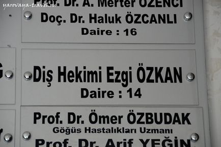 Stomatologie în Turcia zână zână ezgi ozkan, călătorie cu izvorul Irina