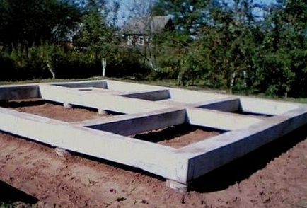 Construirea unei fundații pentru o casă pe lut