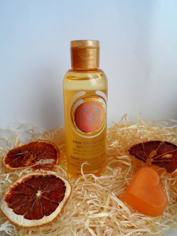 Body Dry Oil rózsaszín grapefruit a Body Shop - vélemények, fényképek és ár