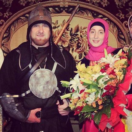 Nunta lui Ramzan Kadyrov și Aminii lui Ahmadovaya - Cecenia lovește 2015 Amina Ahmadova, TV și cinema