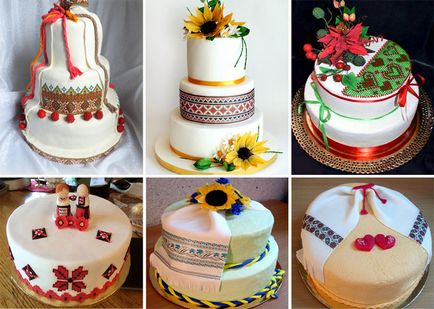 Весільний торт в українському стилі оригінальні ідеї оформлення