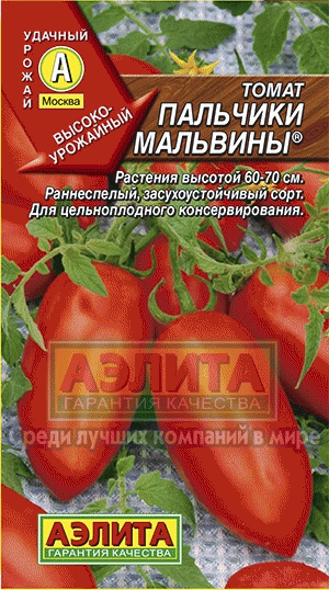 Томат пальчики Мальвіни ® купити насіння томатів оптом оптом і в роздріб від виробника