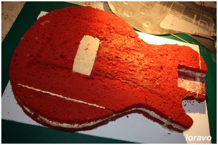Торт - гітара з підсилювачем, blog loravo кулінарні записки дизайнера