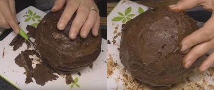 Tort făcut din mastic pentru fotografia de ziua de naștere a unui bărbat