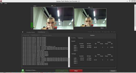 Evenimente de difuzare prin encoder-ul live media adobe flash - blog pruffme