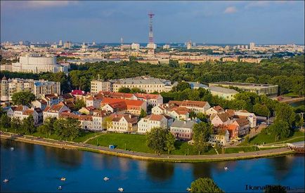 Trinity külvárosában Minszkben Photo Story címet helyen, a történelmi központjában Minsk
