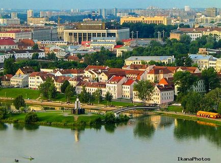 Trinity külvárosában Minszkben Photo Story címet helyen, a történelmi központjában Minsk