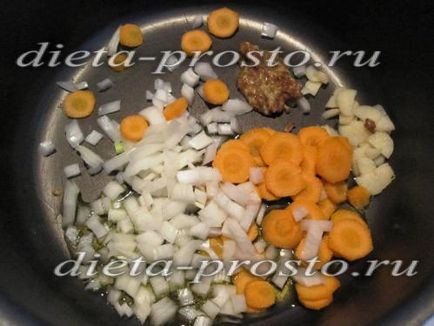 Párolt zöldség paradicsomos mártással (szósz) Párolt zöldségek paradicsomszósz