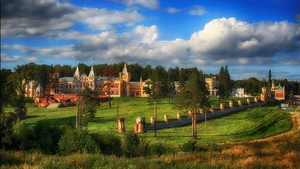 Manor de dervis de fundal în kirturi - regiunea Ryazan