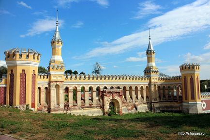 Manor de derves de fundal în kirits și vechi de decontare vechi Ryazan