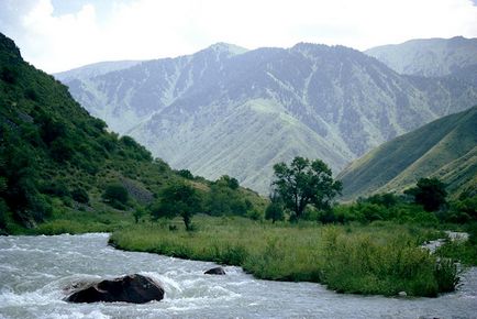 Turgen Gorge River Zhetisu