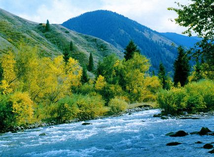 Turgen Gorge River Zhetisu