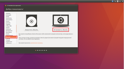 Telepítése Linux Ubuntu pendrive-ról, lyapidov