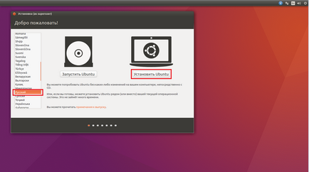 Instalați linux ubuntu cu unitatea flash usb, lyapidov