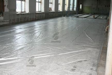 Instalare de pardoseli din beton monolit, tehnologii