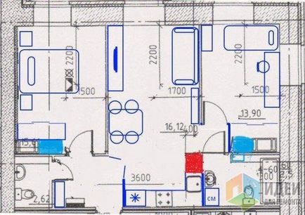 Варіанти планування двушки лінійки, 60кв