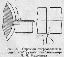 Виточування канавок відрізання