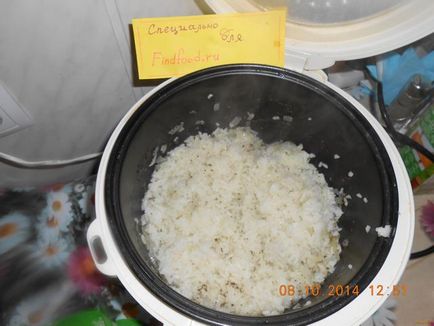 Delicious rizs diéta recept egy fotó