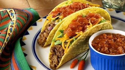 Rețetă delicioasă și ușor - taco, gustoasă și ușoară