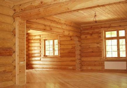 Внутрішня і зовнішня обробка дерев'яного будинку